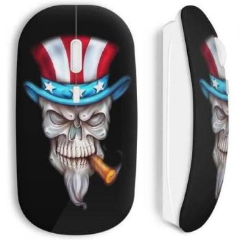 Ratón Inalámbrico USA Calavera I Want You (Maniacase)