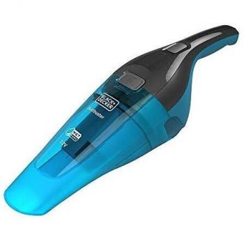 Aspiradora de Mano Inalámbrica Black & Decker WDC215WA 7.2V para Suciedad Húmeda y Seca con Accesorios - Azul/Grey