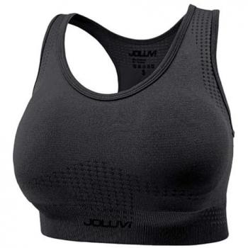 Sujetador deportivo Joluvi Ana para mujer, color negro, talla XL