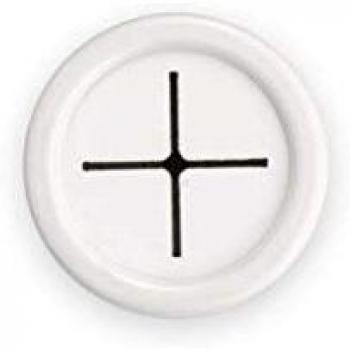 Inofix 66592 Colgador Paños Cocina Redondo, Blanco