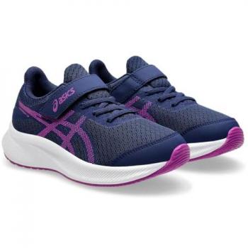 Zapatillas de running Asics Patriot 13 PS infantiles azul marino y magenta, talla 27, unisex, deportivas y multideporte