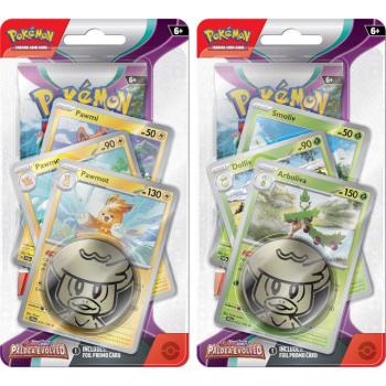 Blister de cartas Pokémon Scarlet & Violet Paldea Evolved - Pawmi (Inglés)