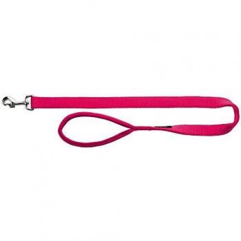 Correa New Premium Fucsia Trixie - Correa para perros, color fucsia, material resistente, con mango acolchado, longitud ajustable y sistema de cierre rápido
