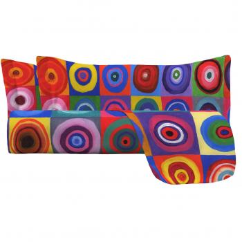 Juego de cama Sogni d'Autore, impresión digital, 100% algodón, matrimonial, SD64