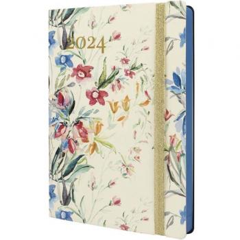 Agenda Finocam Flexi Joy 2024 Bloom FA5 148x210mm 1 Día por Página Multicolor Multilingüe