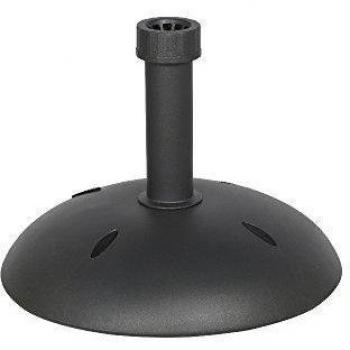 Helcosol 200KH38/A - Base y soporte para sombrillas de patio, gris