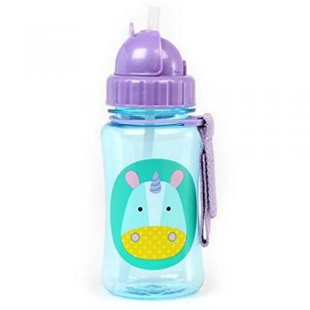 Skip Hop Zoo Unicorn - Botella con pajita de recambio