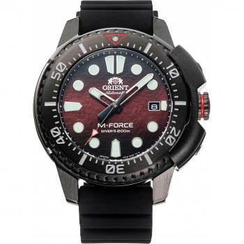 Orient M-Force Limited Edition Red Dial Automatic Divers RA-AC0L09R00B 200M - Reloj