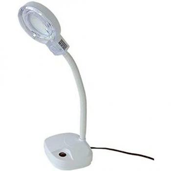 Lámpara de Mesa Neon Profesional 3D 8D con Lente de Ingrandecimiento Flexible