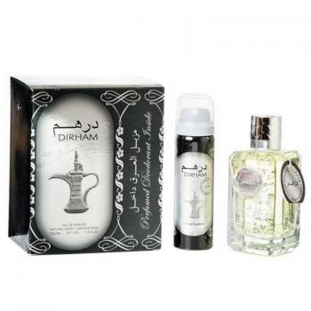 Eau de Parfum Dirham Silver 100ml con Desodorante 50ml de Lattafa By Ard Al Zaafaran