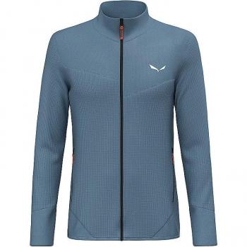 Chaqueta Híbrida de Forro Polar Salewa Puez Waffle para Hombre en Azul Java