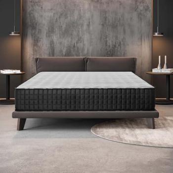 Colchón Híbrido de Muelles Ensacados 140x200 cm - Grosor 24 cm - Soporte Firme y Tecnología de Espuma Viscoelástica HR