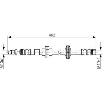 Latiguillo de freno BOSCH 1 987 481 565 - Producto: Latiguillo de freno, Marca: BOSCH, Número de pieza: 1 987 481 565
