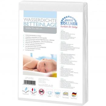 Julius Zöllner 5520500000 - Funda impermeable para colchón de cama infantil