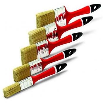 Set de Pinceles Planos Schuller YES M de 5 Piezas (25, 38, 50, 63, 75 mm)
