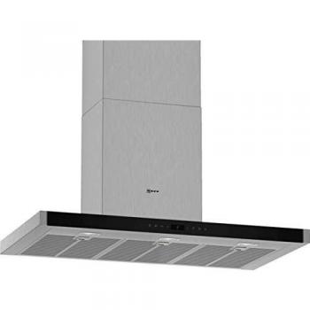 Campana de pared decorativa Neff D95BMP5N0, 90 cm, acero inoxidable, 55 dB, 702 m³/h