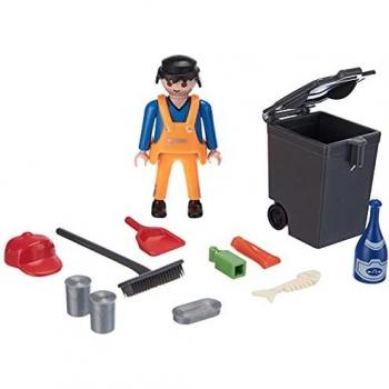 Playmobil Special Plus 70249 Barrendero con Carrito de Limpieza
