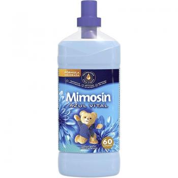 Suavizante Concentrado Mimosín Azul Vital 60 Dosis 1.2L Pack de 2
