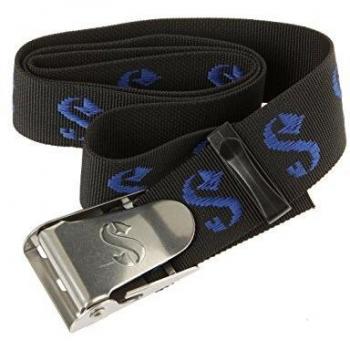 SCUBAPRO - Nylon Belt with Stainless Steel Buckle, Color Black, Talla One Size