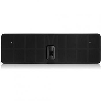 RGTech Monarch 40 Negro - Antena Interior - Rango de recepción de 40 Millas - Plana, Delgada como un Papel - Multi direccional Antena HDTV para una máxima recepción TDT/UHF/VHF/FM/Dab/DVB-T/DVB-T2