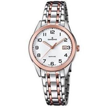Candino - Reloj de mujer C4617 Couple de acero plateado