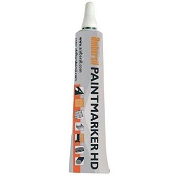 32071-AA AMBERSIL 50ML HD WHITE METAL BALL TIP MARKER PEN