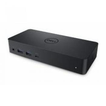 Estación de Acoplamiento Universal DELL D6000 con Cable USB-C, 4 Puertos, Color Negro