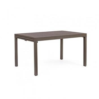 Mesa Extensible Pelagius Coffee 135-270x90 cm de Aluminio