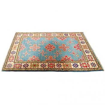 Alfombra anudada a mano Ghazni/Chubi - Azul Claro 147x101 cm