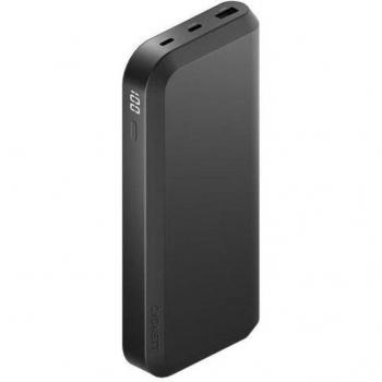 Cargador Portátil Cygnett ChargeUp Pro 25K para Laptop - Batería Externa de Polímero de Litio 25000 mAh, 65W, Negro