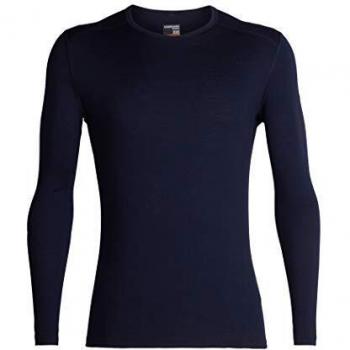 Icebreaker 132 200 Oasis LS Crewe - Base, Color Azul Marino, tamaño XX-Large