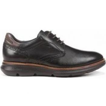 Zapato de Piel Suave Fluchos William F1351 Negro con Suela Antideslizante