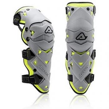 Acerbis Rodilleras Impact EVO 3.0 Gris Amarillo - Protectores de rodilla, un tamaño, color gris y amarillo