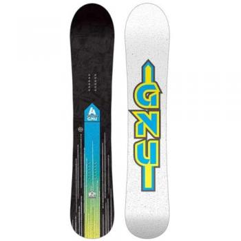 GNU Antigravity U 159 - Tabla de snowboard para hombre, longitud 159 cm, tecnología de flotación en nieve fresca, diseño asimétrico, construcción duradera y ligera, ideal para freeride y freestyle