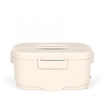Caja de Almuerzo Calentadora 2 en 1 - Livoo MEN396C Crème y Ventilador de Pie Gris/Blanco 2000W con Oscilación y Termostato - Livoo DOM498