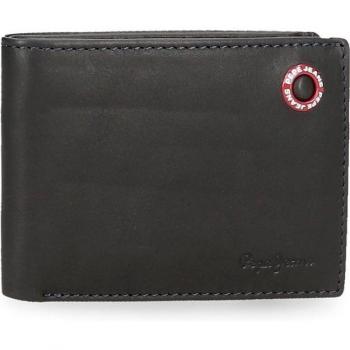 Pepe Jeans Badge Cartera para Hombre de Piel Color Marino