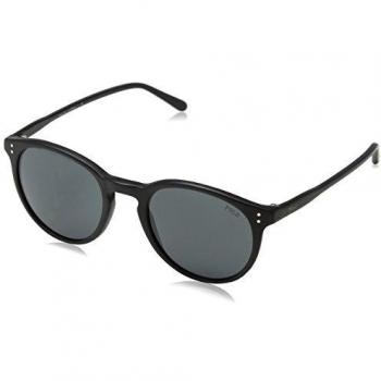 Polo Ralph Lauren Men's 0Ph4110 528487 50 Sunglasses, Black