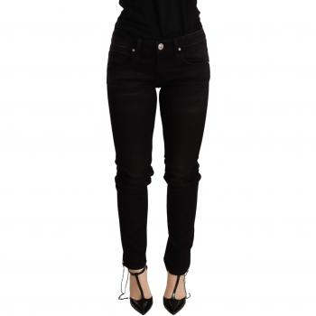 Acht Black Low Waist Skinny Denim Trouser - W26