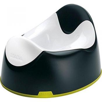 BEABA 920098 - Orinal de aprendizaje, color negro/blanco