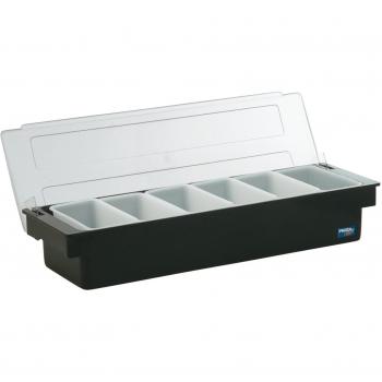 PIAZZA 4061 Soporte para condimentos 6Ps artículo de Mesa, Acero Inoxidable, Multicolor, One Size