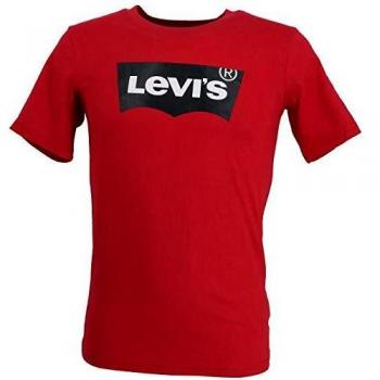 Camiseta Levis Batwing Roja Niña y Niño 10A Rojo