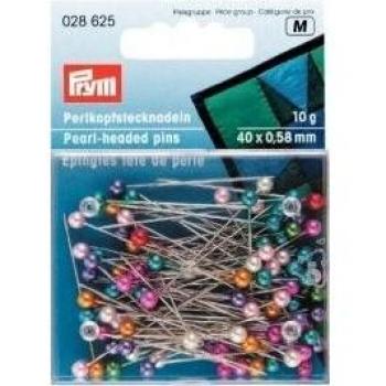 Prym Head Pins, Acero aleado, Multicolor, Talla única