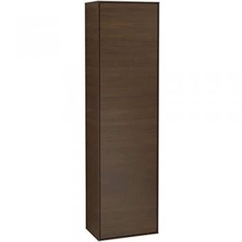 Armario Alto Villeroy & Boch Finion F48000, 41.8x151.6x27cm, Chapa de Nogal, Puerta con Bisagra Izquierda