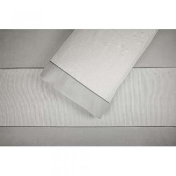 Juego de Sábanas Diseño 297 Burrito Blanco - Rayas, 50% Algodón / 50% Poliéster, Disponible en Varios Colores y Tamaños (80-180 cm)