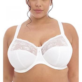 Elomi Morgan Underwired Full Cup Bra - White - Size 40GG