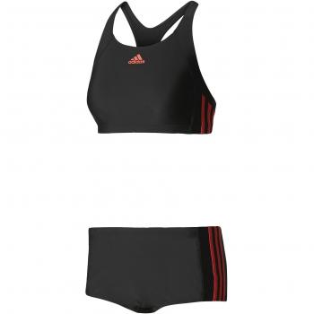 adidas Inf Ec3S 2Pc Set de 2 Bañadores, Mujer, Negro