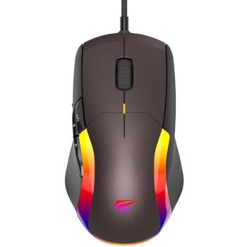 Ratón Gaming Havit MS959S RGB Cableado Óptico Marrón