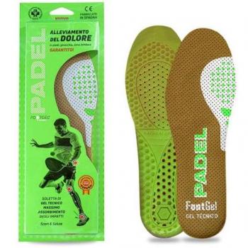 Plantillas FootGel Pádel Eucalipto Tallas 35-38