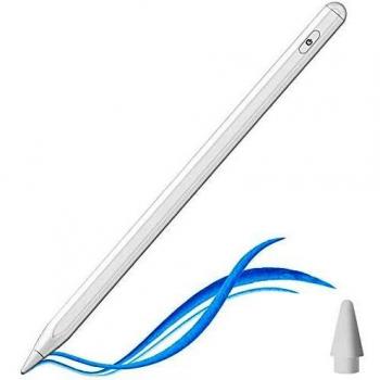 Lápiz Táctil Pen 2 Generación para iPad 2018-2020, Pen para iPad con Detección Inclinación, Rechazo de Palma, Adsorción Magnética, para iPad 8/7/6Gen, Air 4/3/Mini 5./iPad Pro 11