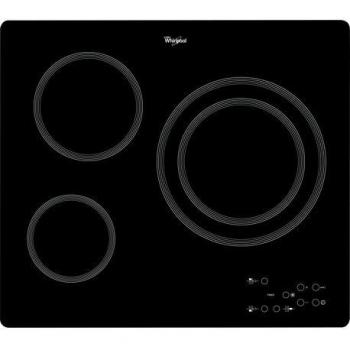 Whirlpool AKT807NE - Placa Vitrocerámica Akt807Ne Con Zona Doble